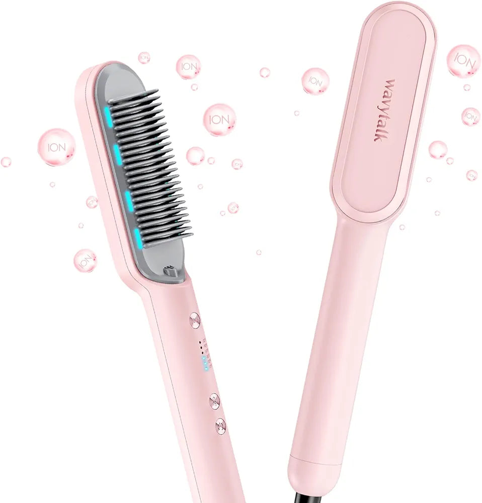 Hair Straightener Brush, Sleek Sweep