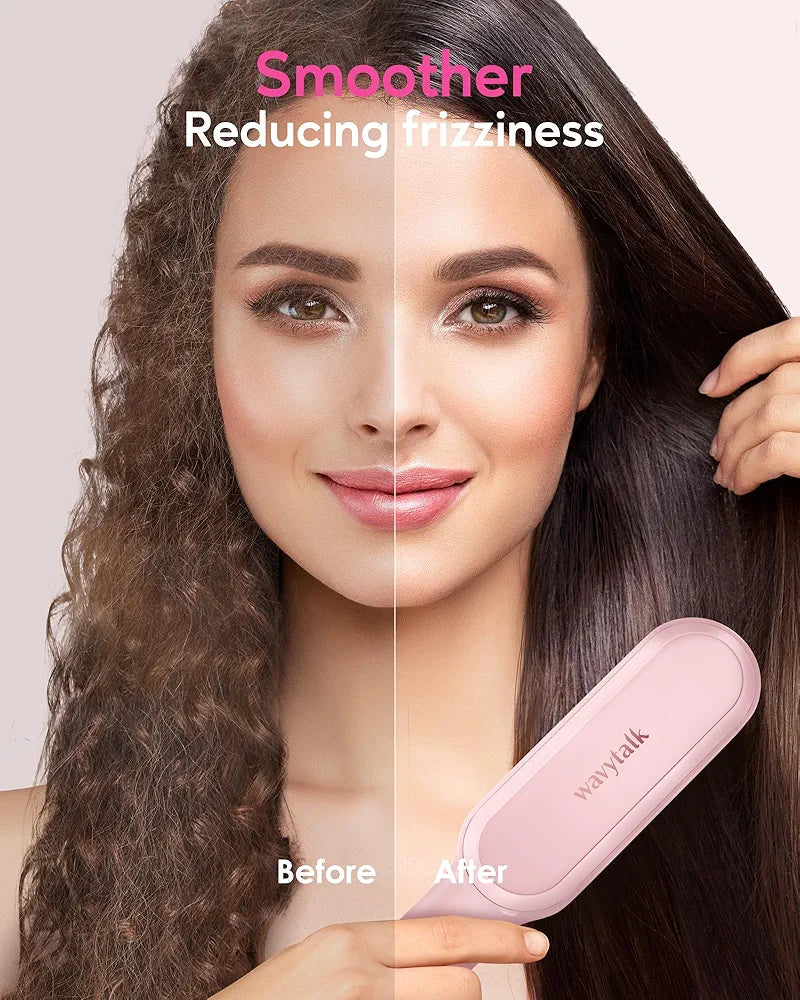 Hair Straightener Brush, Sleek Sweep