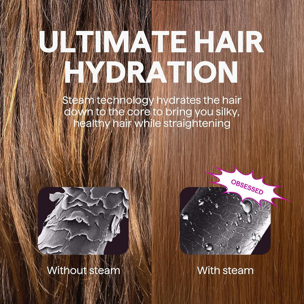 Steam Straightener Brush