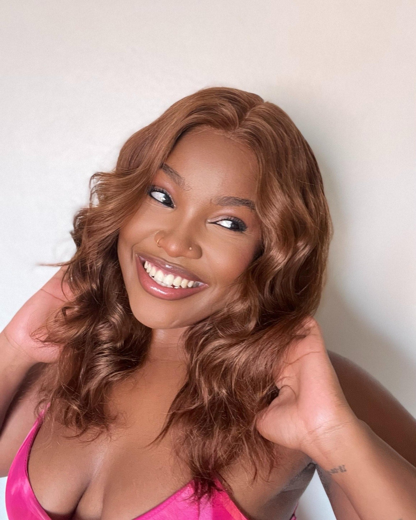 Peruvian LUX 13x4 Lace Frontal Wig Straight Col 4 18 inch