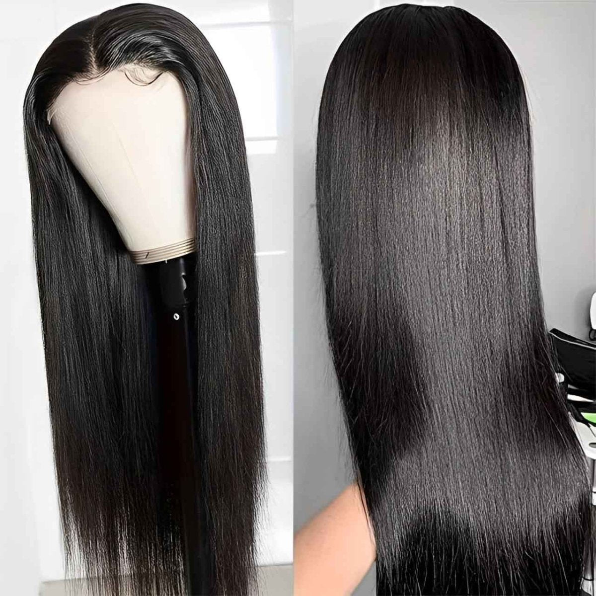 Glueless 4×4 Lace Closure Silk Straight Peruvian Hair 26 inch